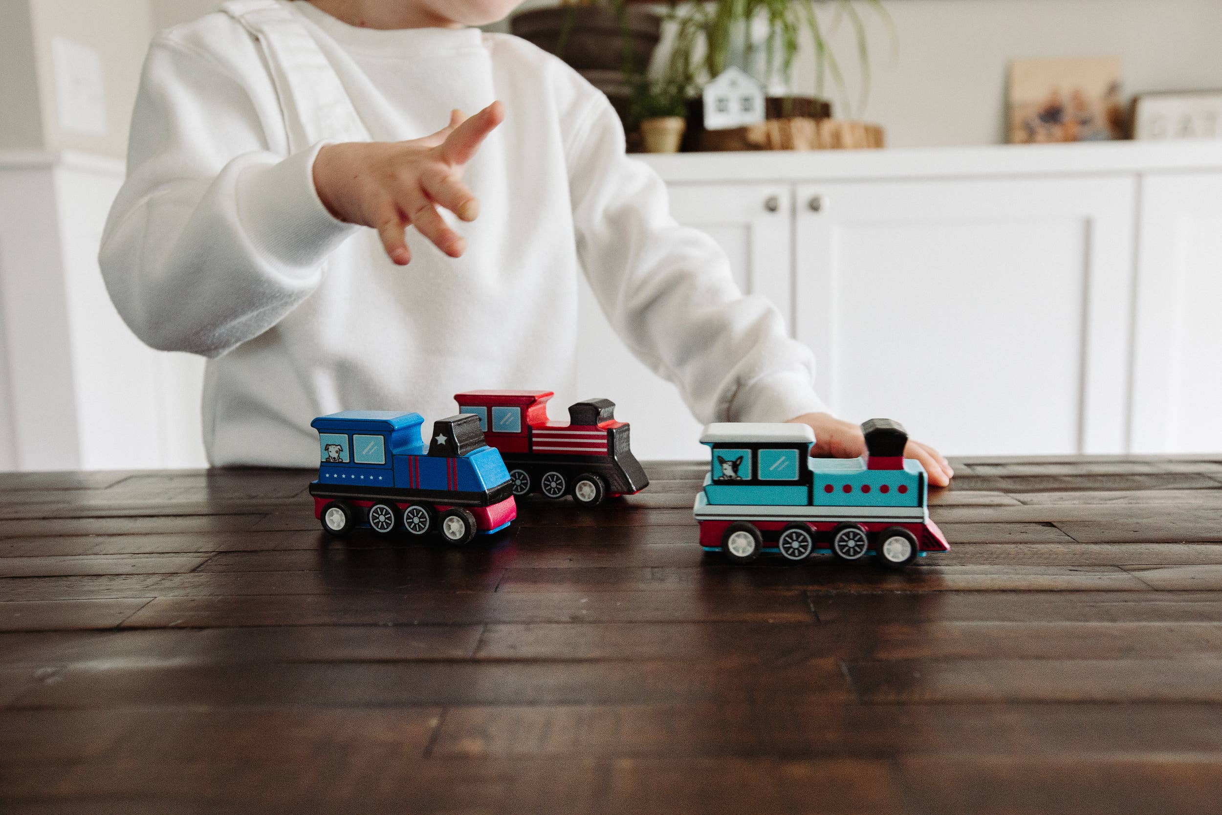 Pull Back Trains Refill - Set of 24