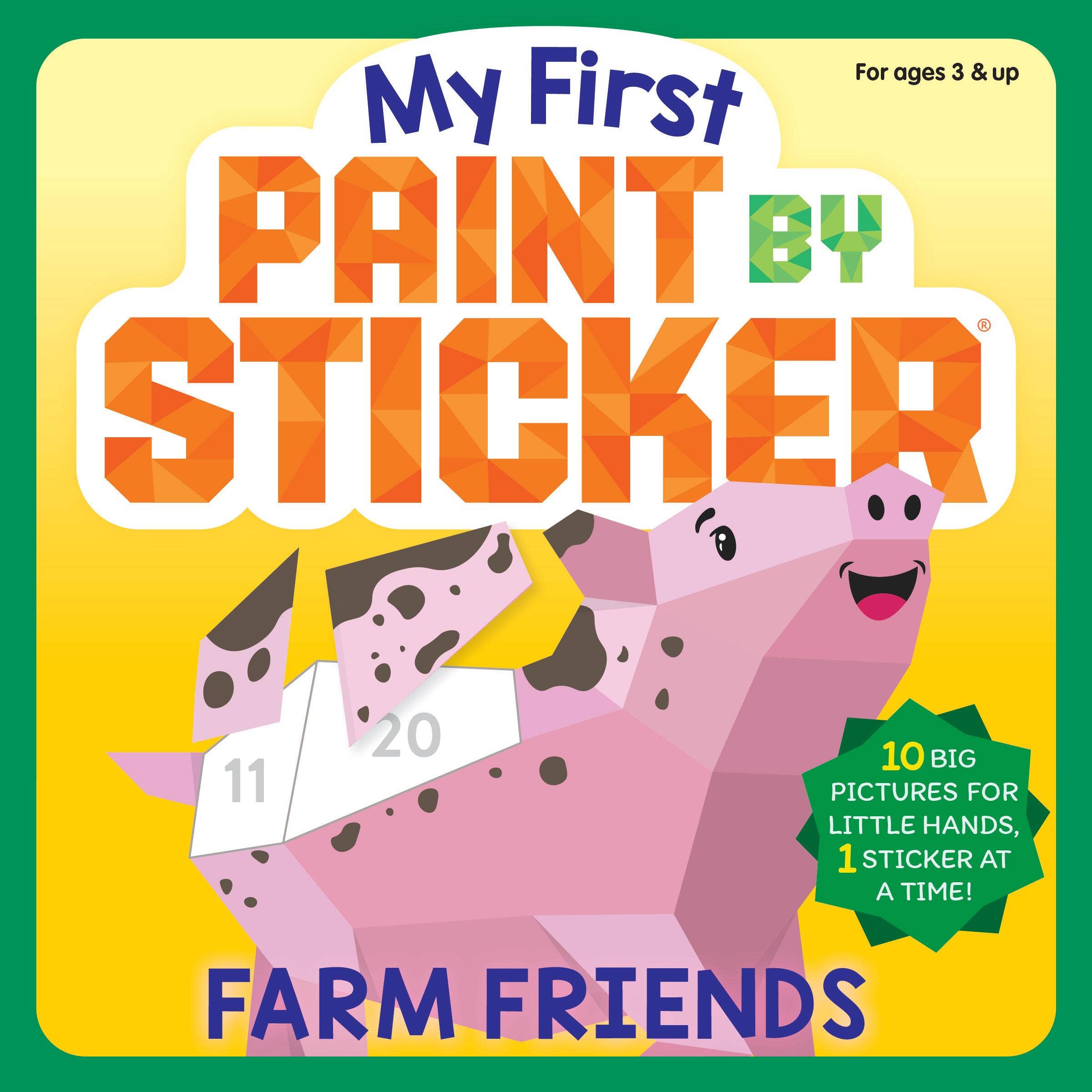 My First Paint by Sticker: Farm Friends: Trade Paperback