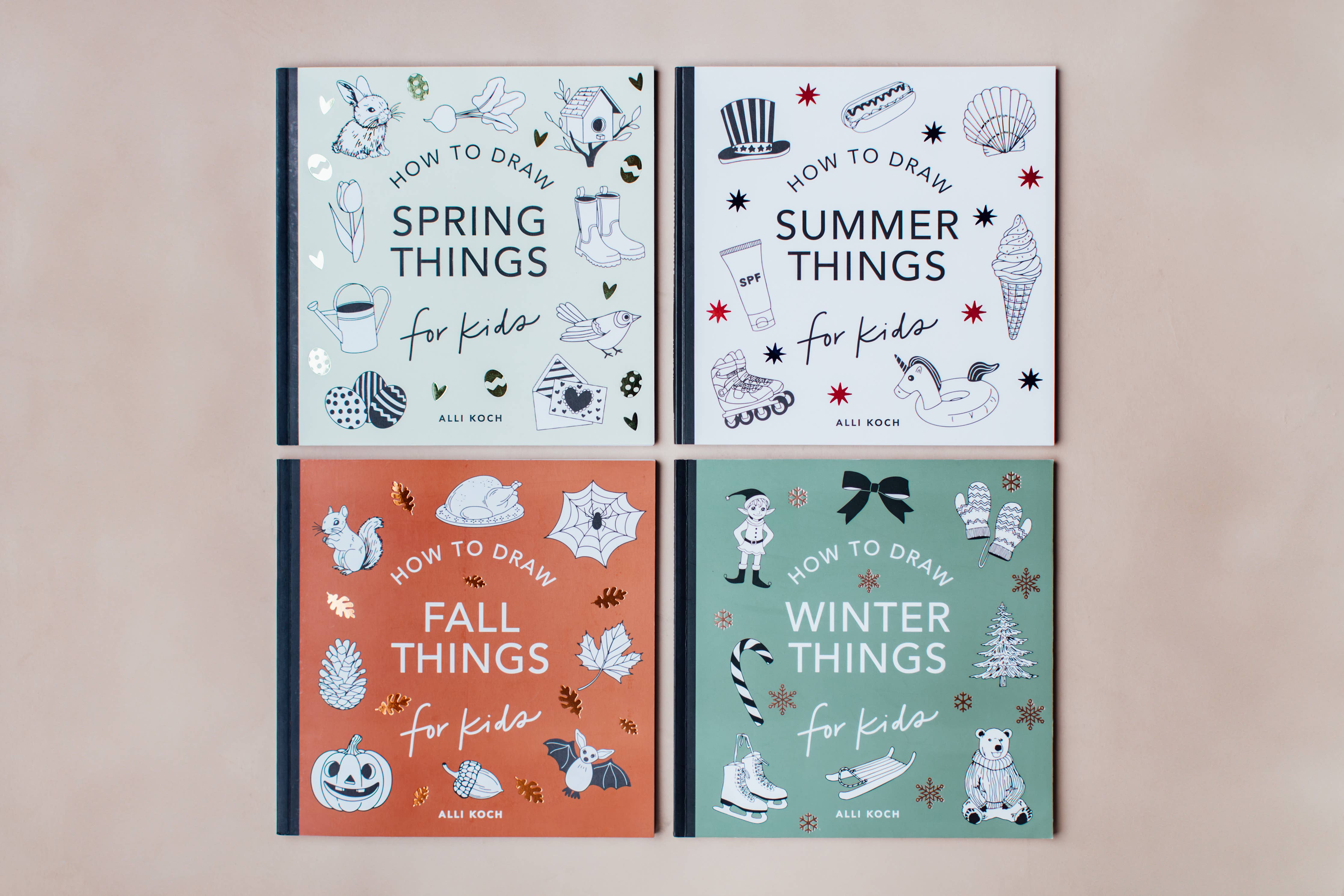 Summer Things: How to Draw Books for Kids (Summer Activity)