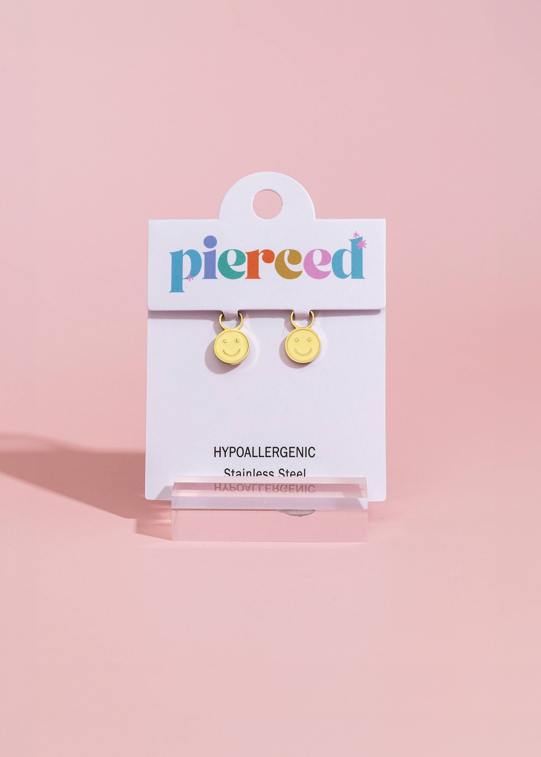 Yellow Smiley Charms