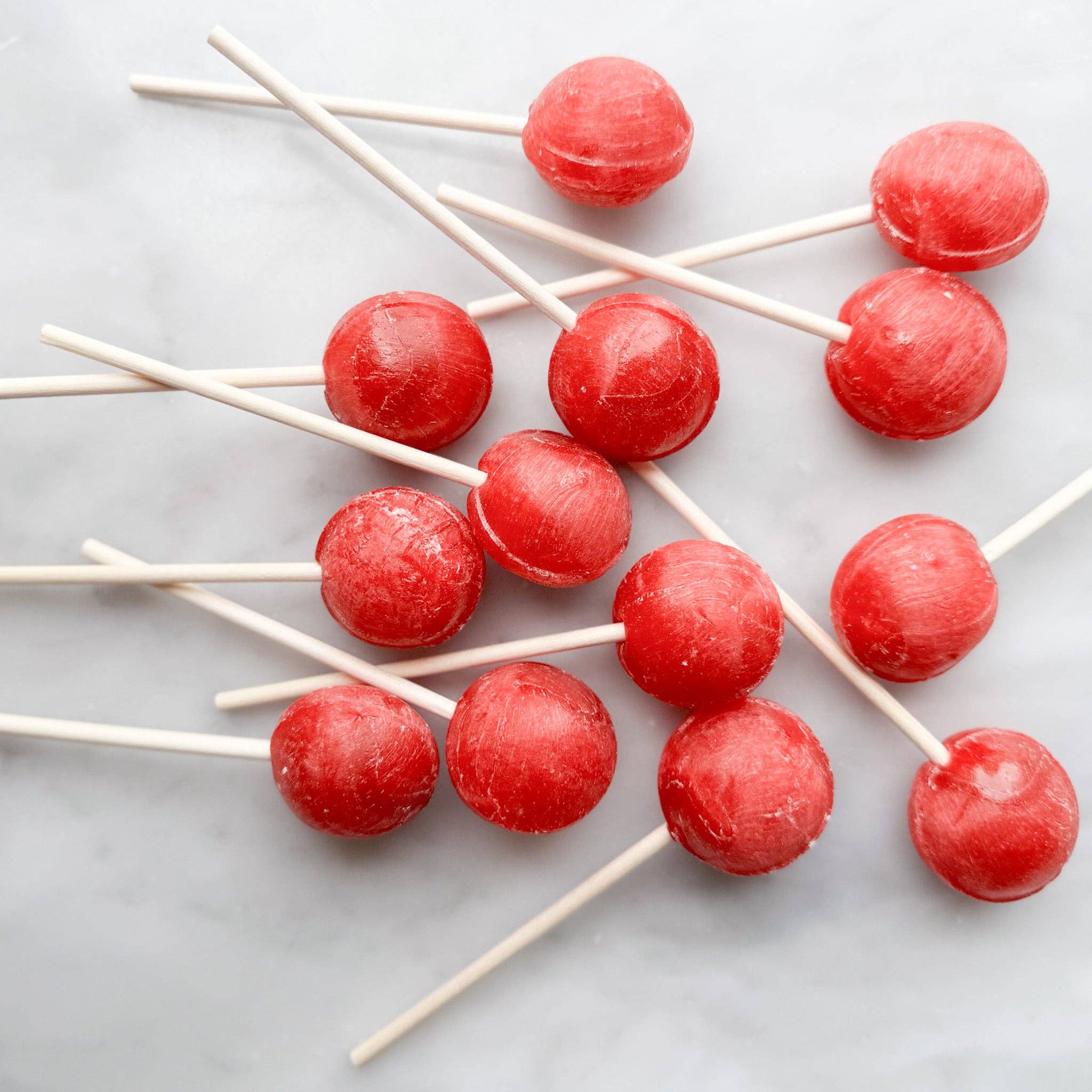 Large Lollies: Sparkling Pomegranate Lollipop Candy: 144 ct Bulk Case: Individually Wrapped