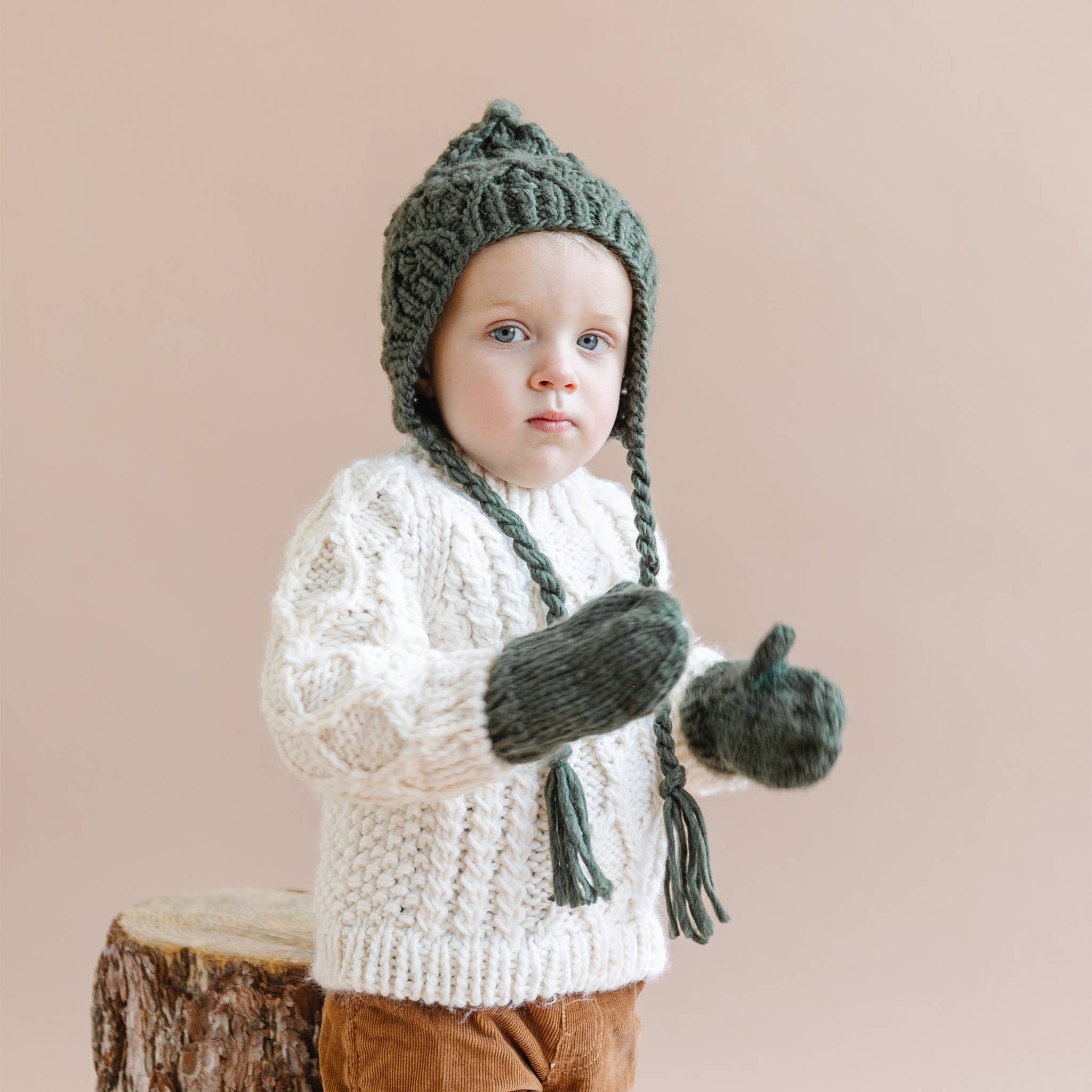 Fisherman Sweater, Cream Baby Kids Clothing Winter Apparel: XS; 6-12mths