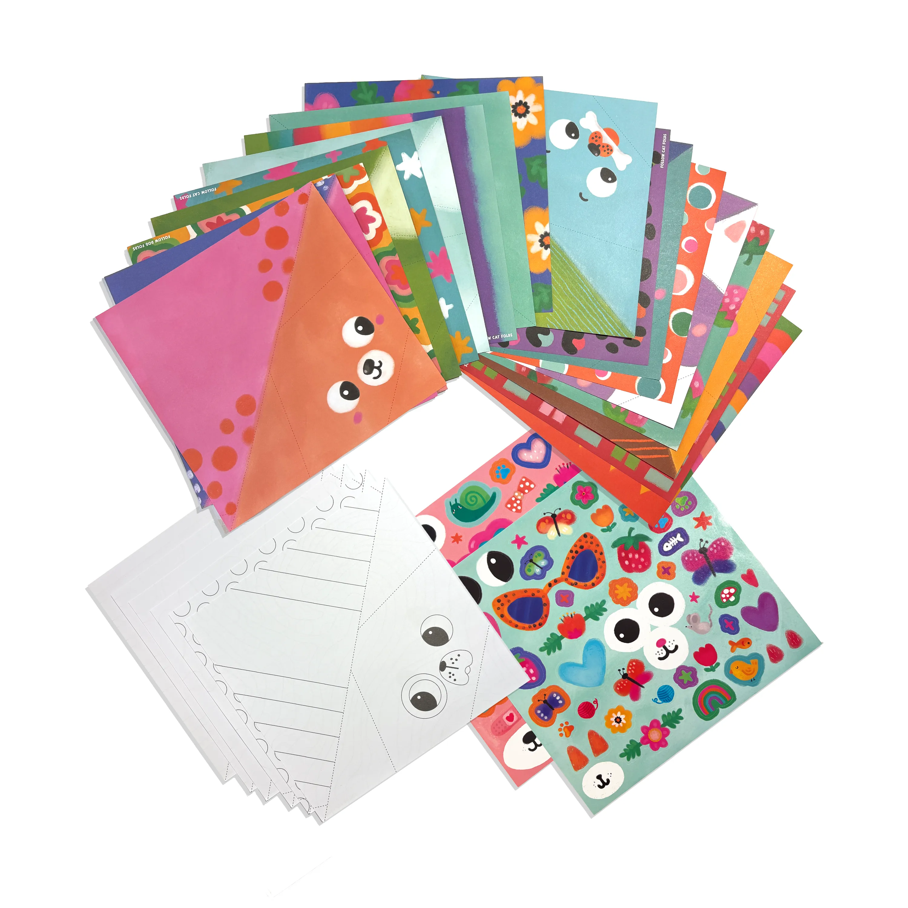 DIY Pet Pals Origami Kit - Set of 24 Designs