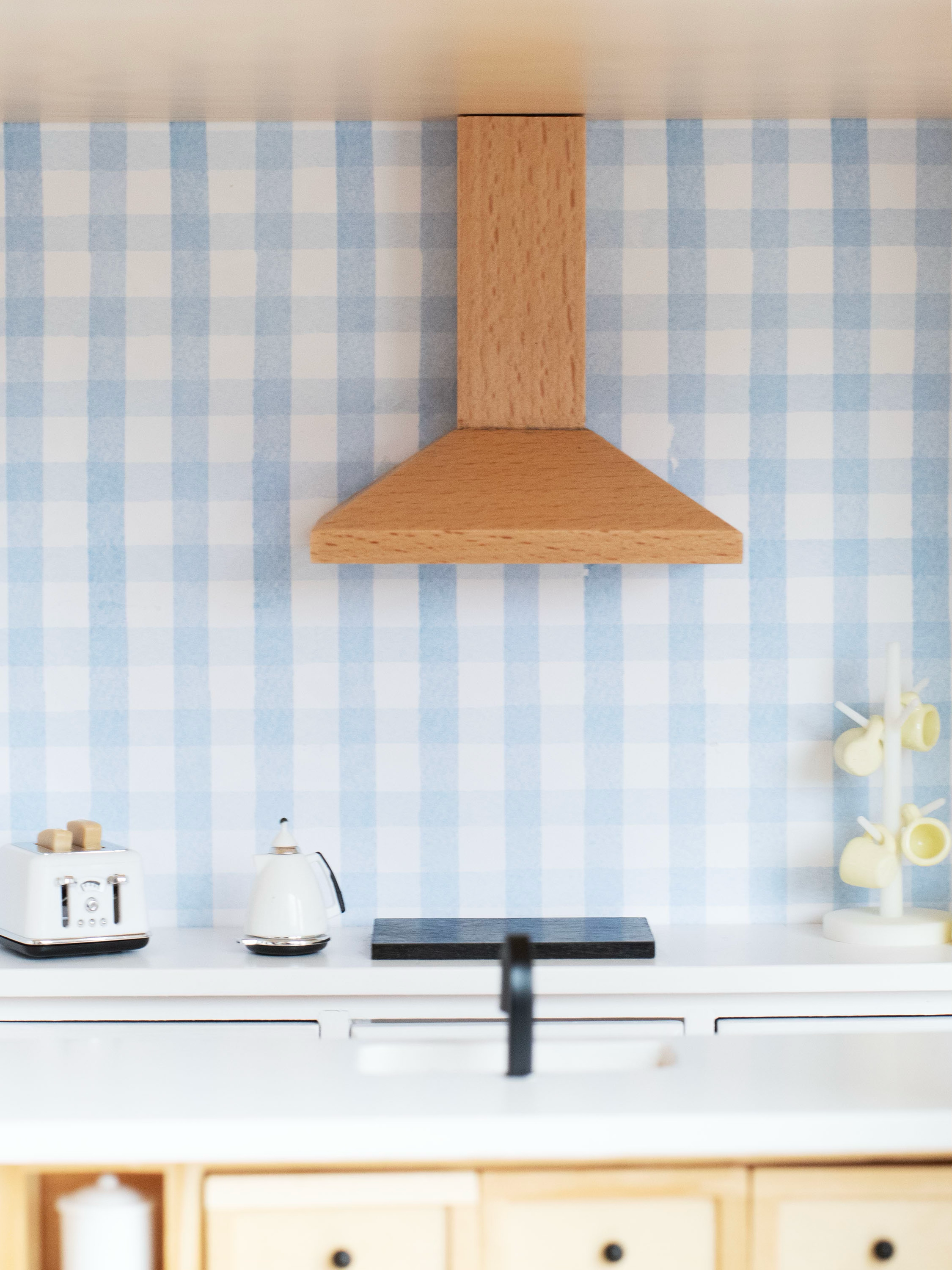 Dollhouse Modern Oven Range Hood | Natural