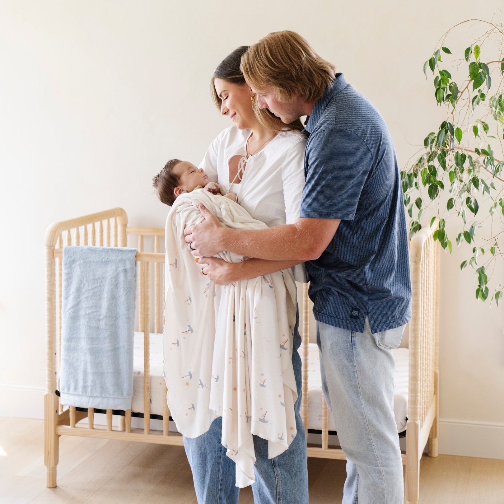 Boat Minky Swaddle — gallery photo 3