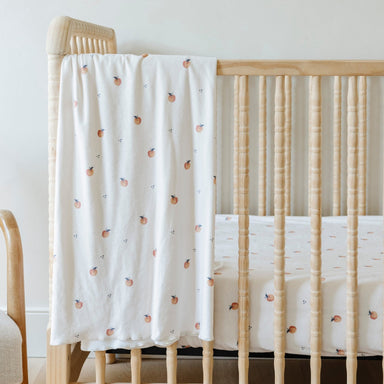 Apple Minky Stretch Luxe Swaddle — main product photo