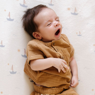 Boat Minky Swaddle