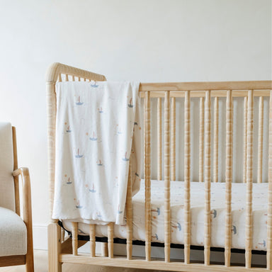 Boat Minky Swaddle — gallery photo 2