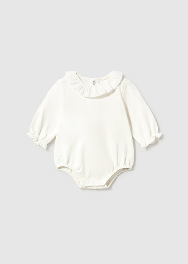 Crudo Ruffle Eyelet CollarBodysuit 2770