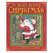 Cover of The Night Before Christmas illustrated by Anita Lobel, showing Santa with his sack of toys stepping through a doorway, framed by a red and gold border