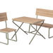 Garden Set Table w/ Chair & Bench 11-1113-00 — main product photo