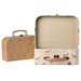 Yellow and Pink Floral Fabric Suitcase- Small — gallery photo 3