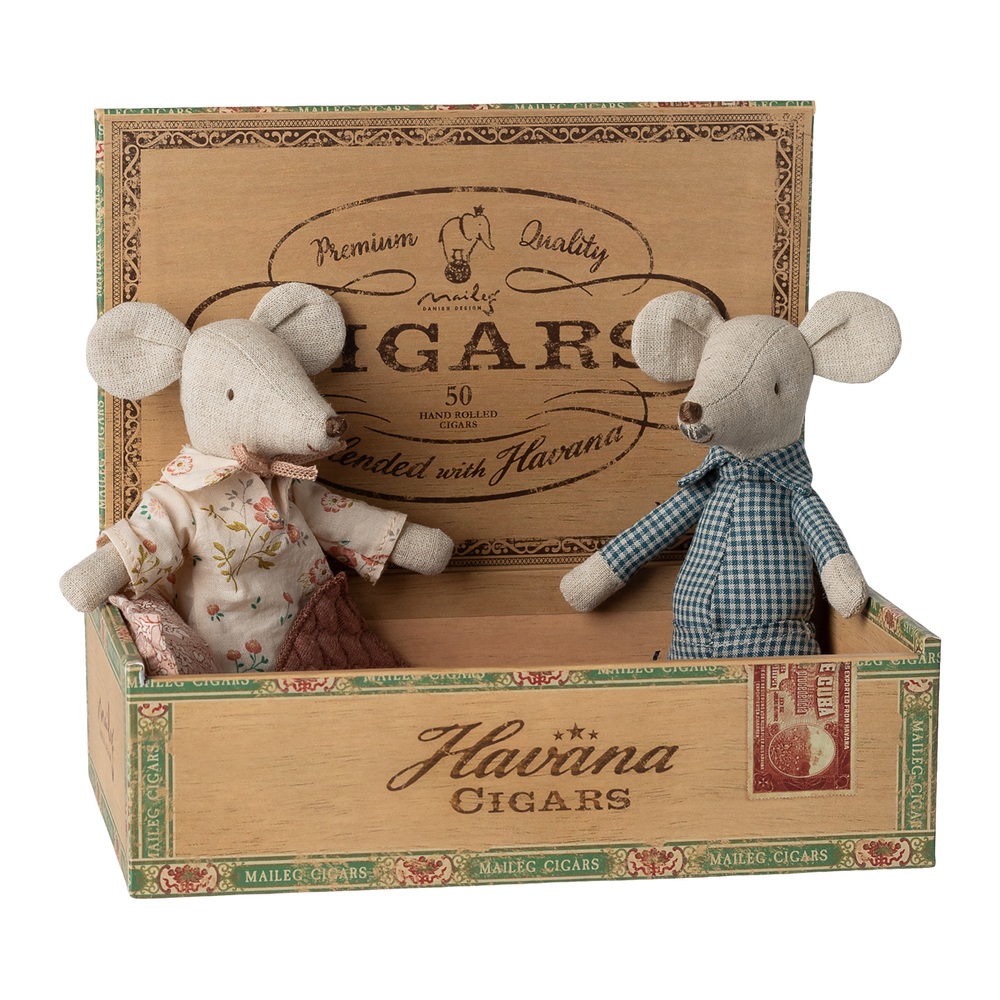 Grandma and Grandpa Mice in Cigar Box — gallery photo 5