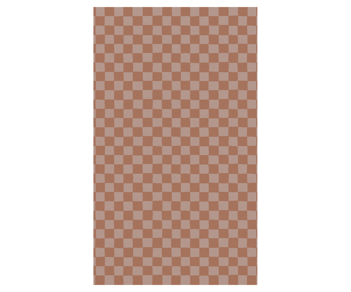 Gift Wrap -Checker - Powder/Vintage rose 15-6210-00 — main product photo