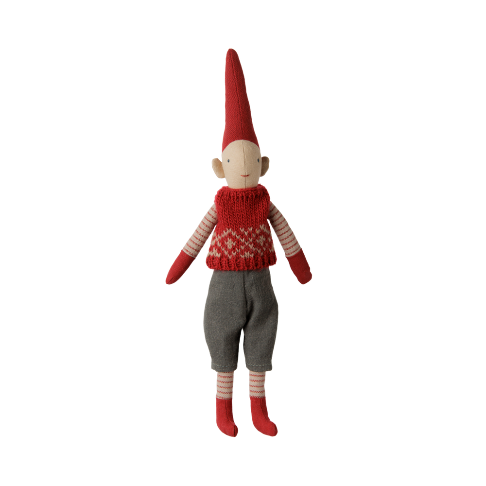 Pixy Size 1 - Boy - Red knitted Vest — main product photo