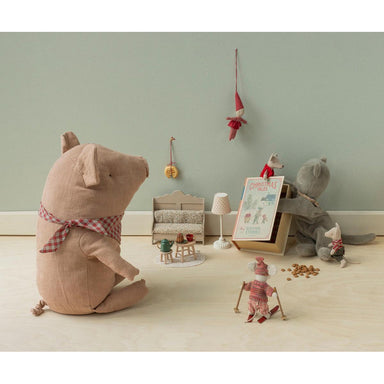 Christmas Twin Mice, Little Brother and Little Sister in Book — gallery photo 2