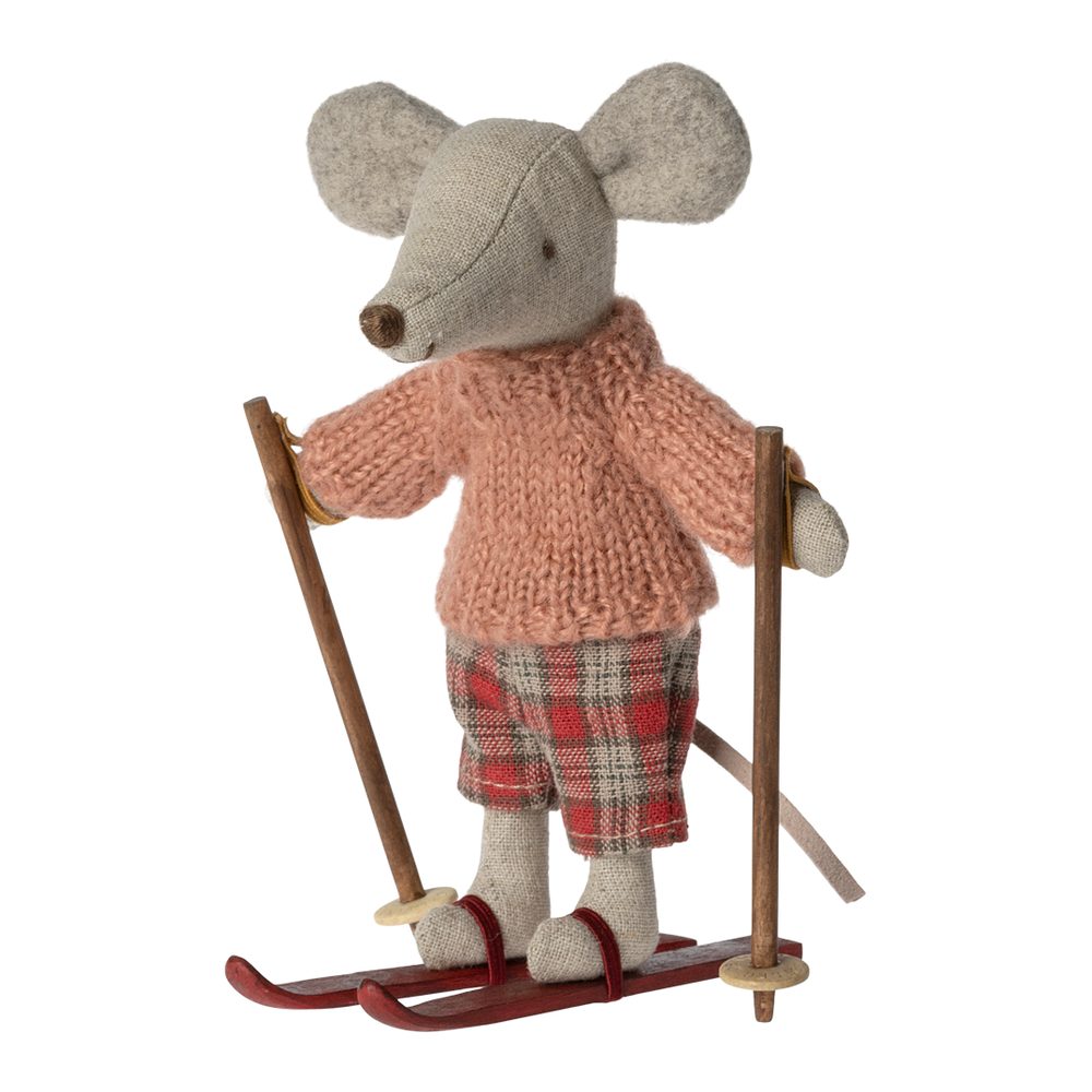Winter Mouse with Ski Set, Big Sister