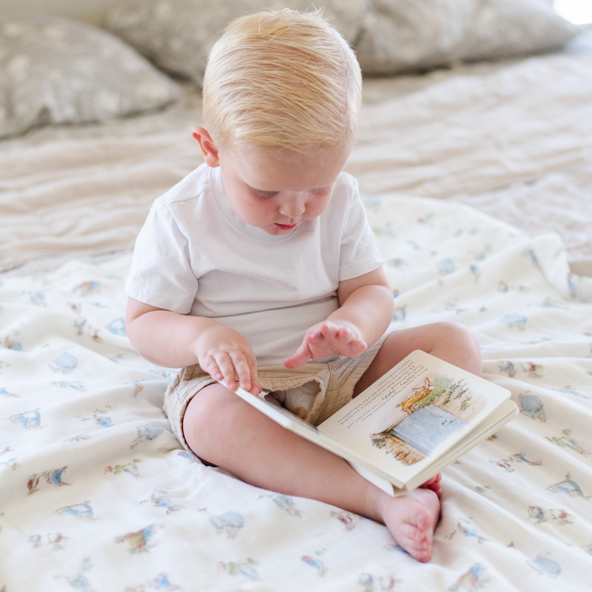 Peter Rabbit Quilt Blue — gallery photo 2