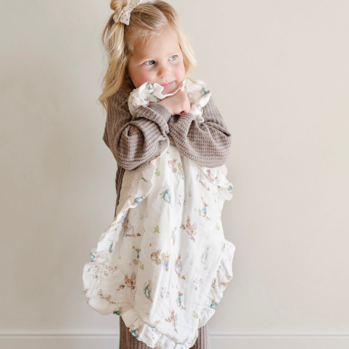 Peter Rabbit Muslin Lush Mini Blanket Girl — gallery photo 4
