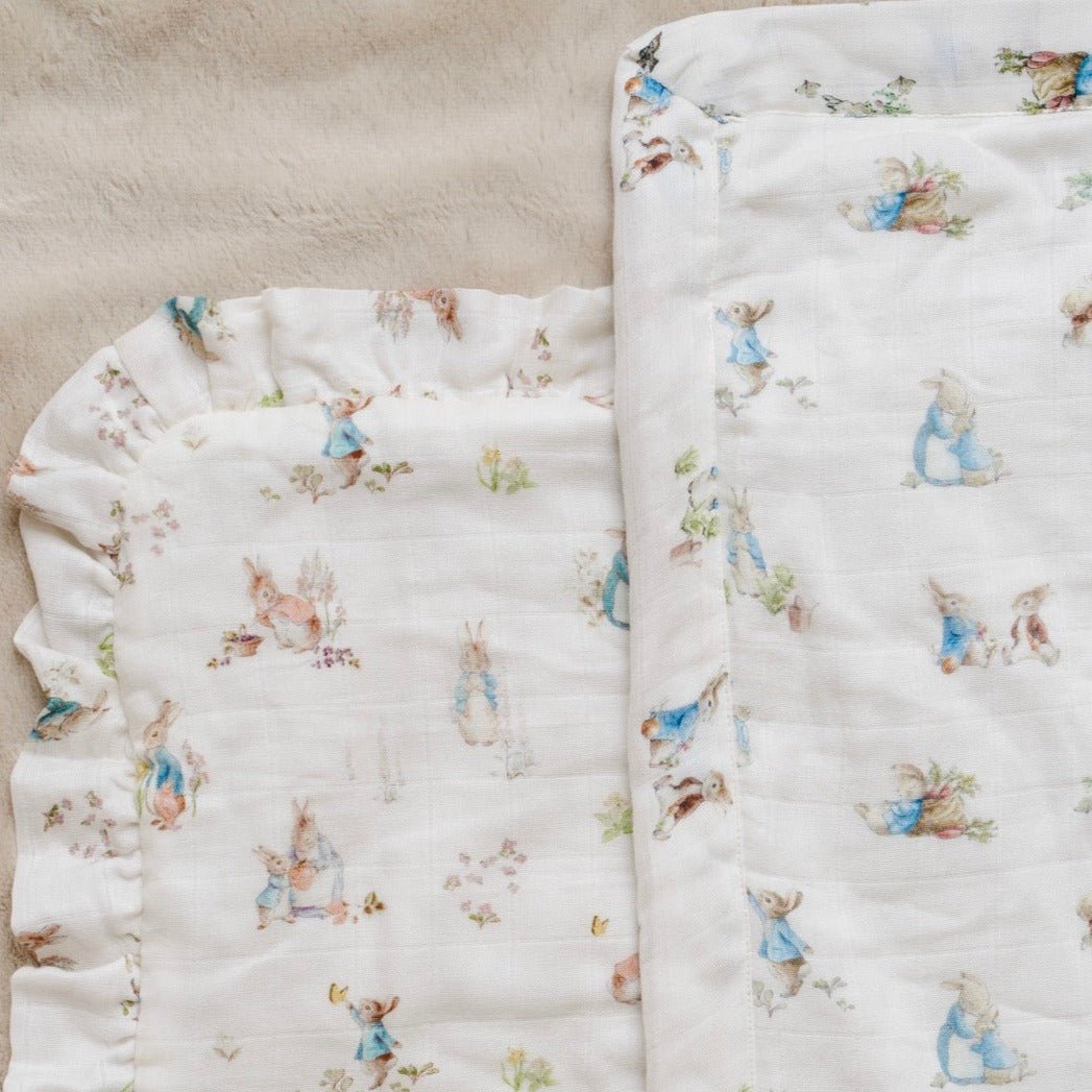 Peter Rabbit Muslin Lush Mini Blanket Girl — gallery photo 5