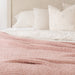 Cameo Pink Ribbed Bamboni Receiving Blanket — gallery photo 3