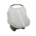 Cotton Muslin Car Seat Canopy - Tan Gingham