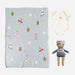 The Blueberry Hill Ski Blanket, Onesie and Benjamin Bear gift set