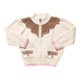 Girls Western Zip Sweater
