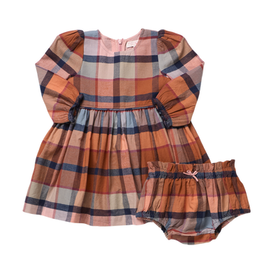 Hayride Plaid Baby Dress Set