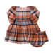 Hayride Plaid Baby Dress Set