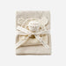Pique Blanket, Hat & Lamb Rattle  Gift Cream