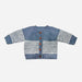 Blue Stripe Cardigan Sweater