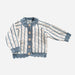 Stripe Heart Cotton Cardigan