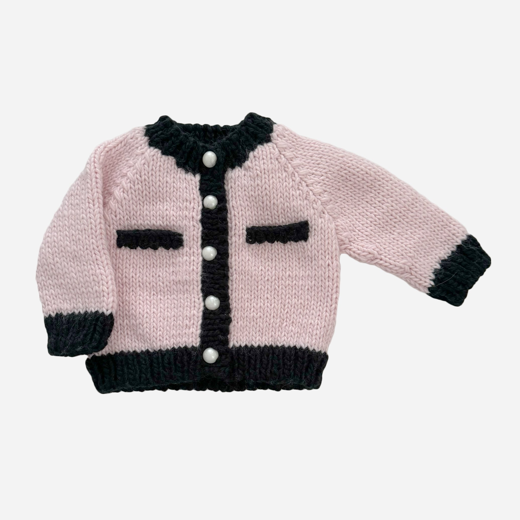 Pink and Black Coco Cardigan
