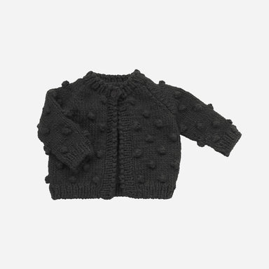 Black Popcorn Cardigan