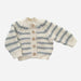 Bowie Grey Stripe Cardigan