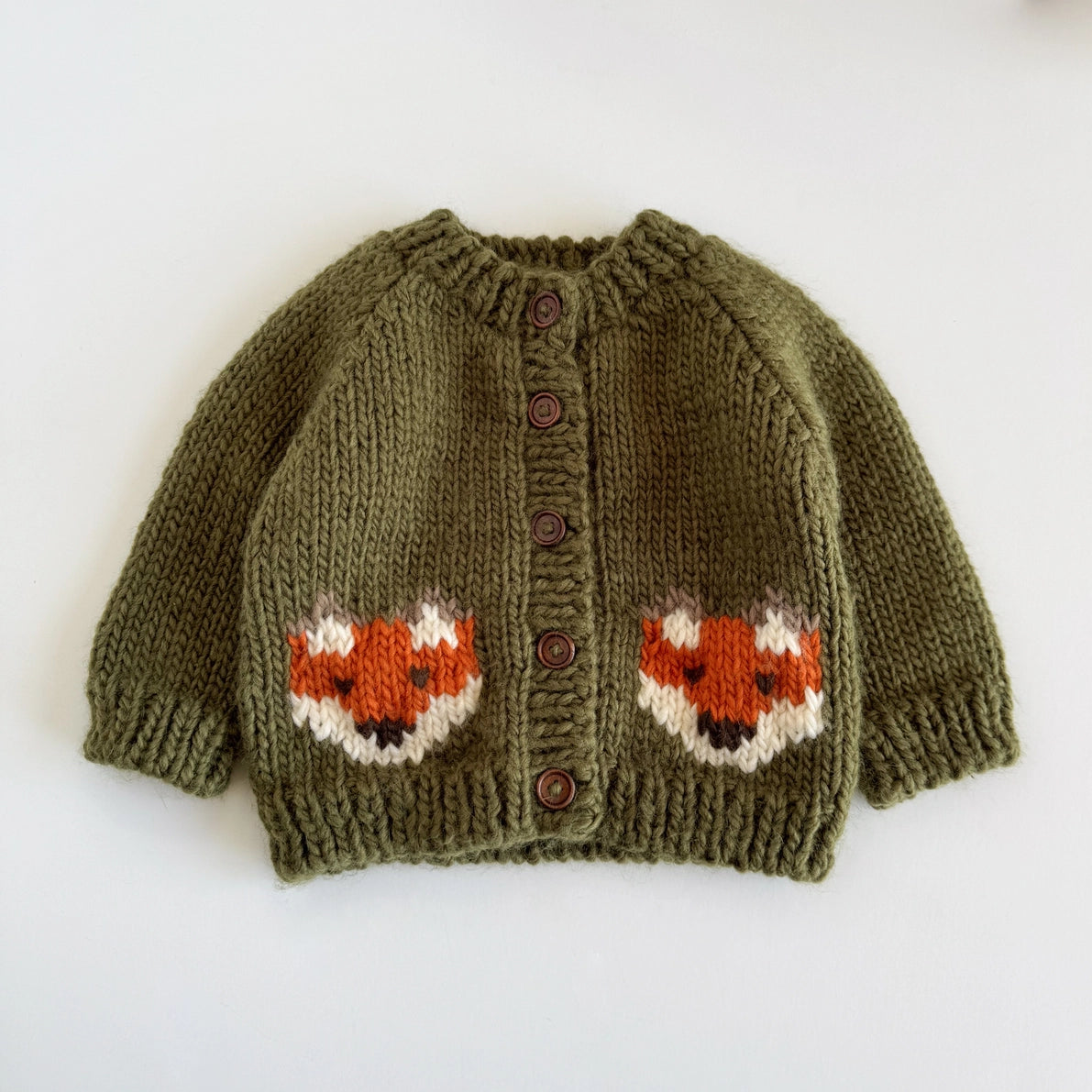 Fox Cardigan Sweater Autumn 12-24M