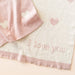 Heart I Love You Baby Blush Blanket