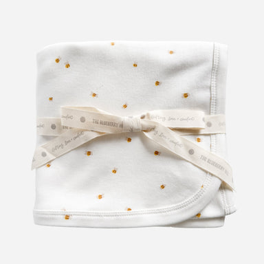 Knit Swaddle Blanket Bee Baby Organic Cotton