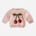 Rose Cherry Pullover Sweater