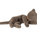 Sleeping Kitten plush, Medium - Grey