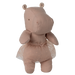 Hippo with Skirt, Small - Soft Rose
