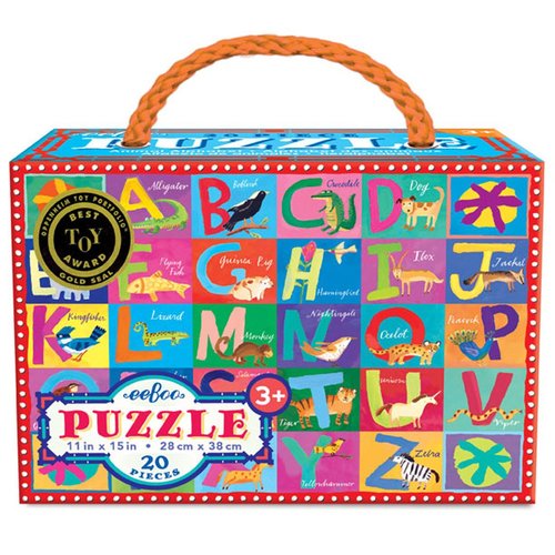 Animal Alphabet 20 Piece Puzzle