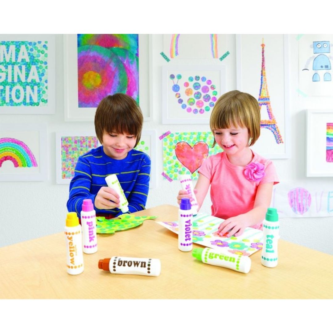 Brilliant 6 Pack Dot Markers
