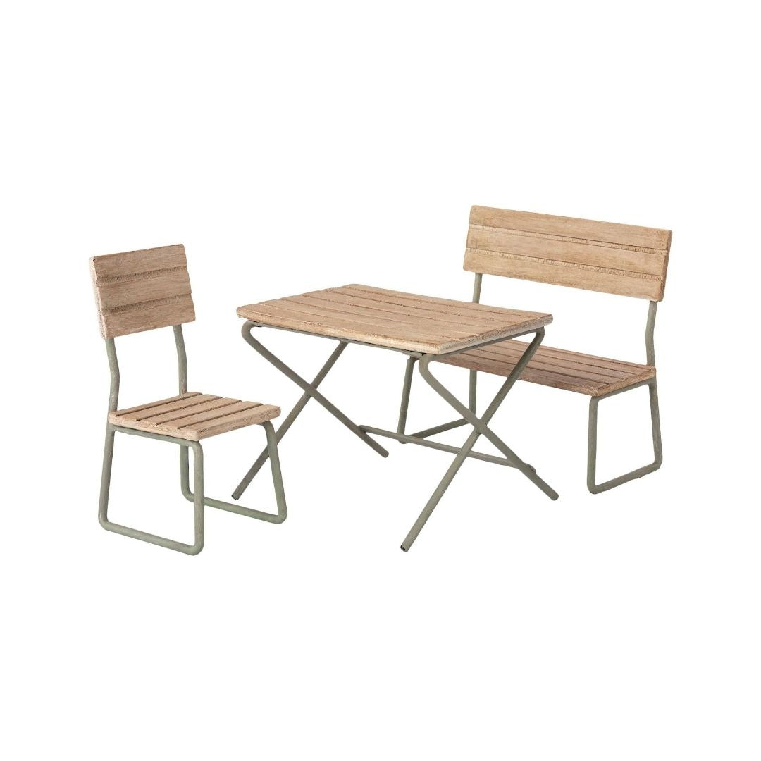 Garden Set, Table with Chair and Bench