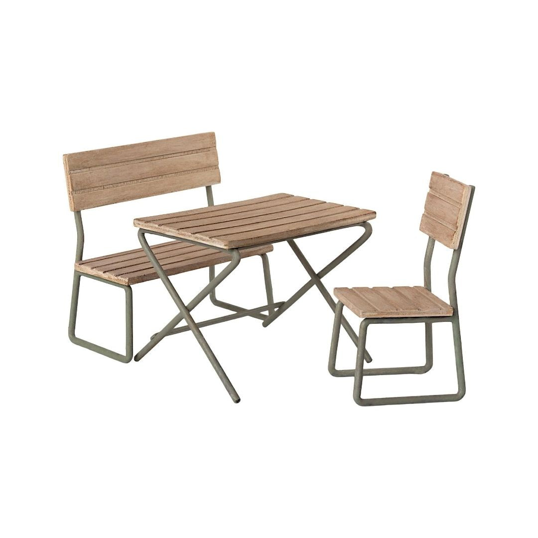 Garden Set, Table with Chair and Bench