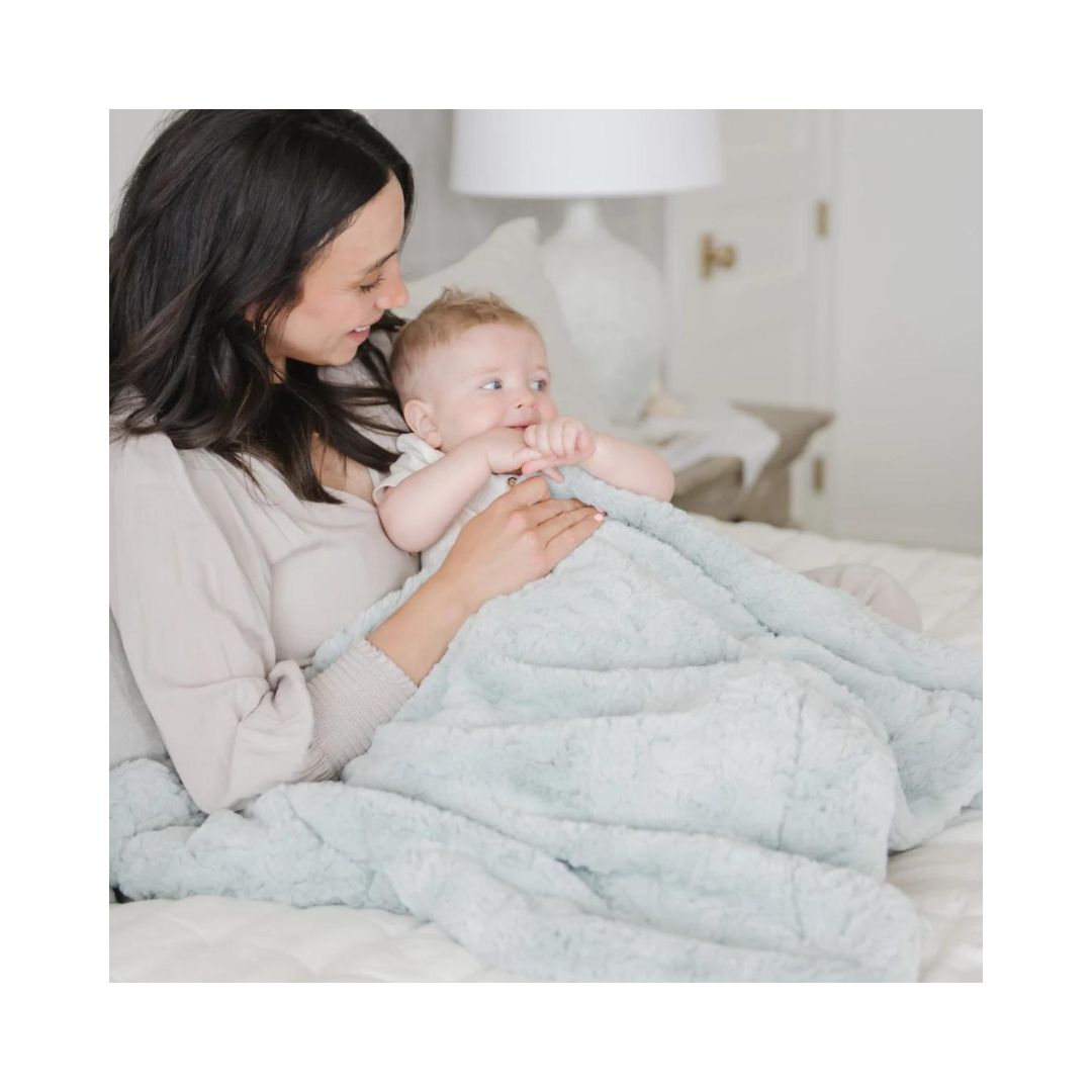 Sweet Mint Dream Receiving Blanket