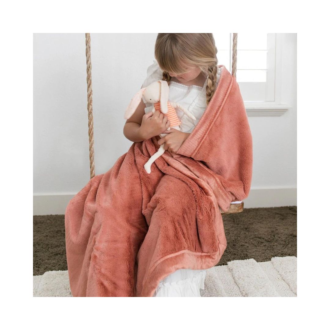 Clay Lush Toddler Blanket