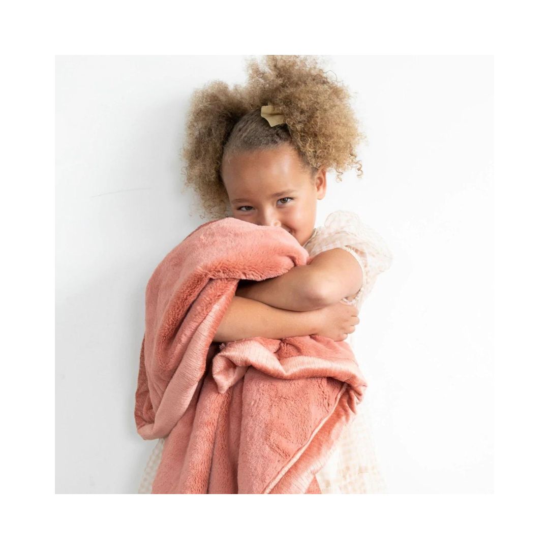 Clay Lush Toddler Blanket