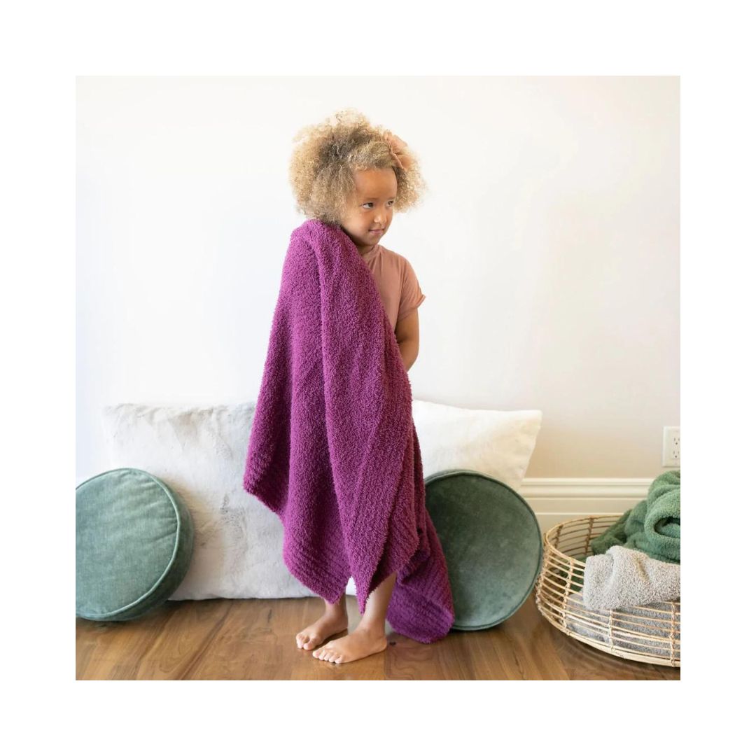 Deep Rose Bamboni Toddler Blanket